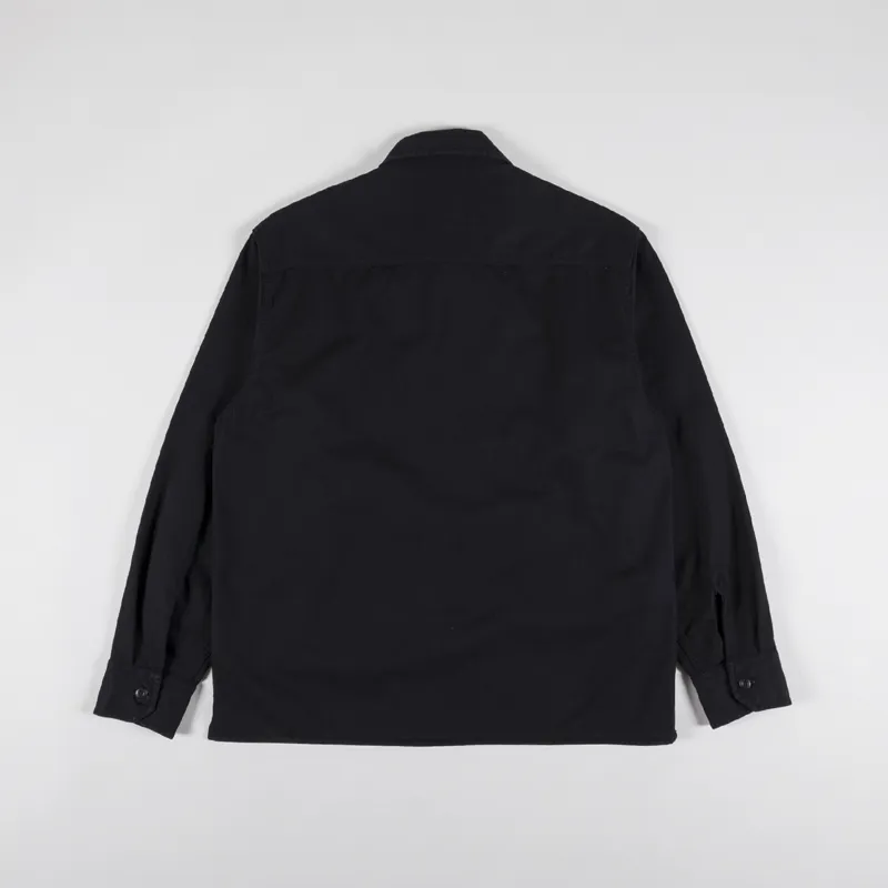 Carhartt WIP Rainer Shirt Jac Black Garment Dyed-1