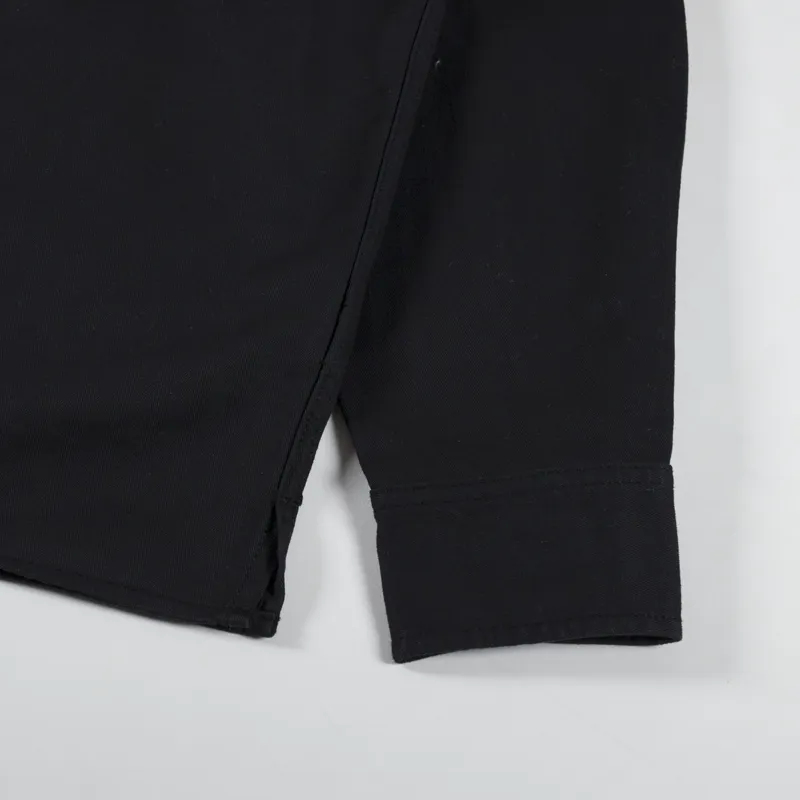 Carhartt WIP Rainer Shirt Jac Black Garment Dyed-5
