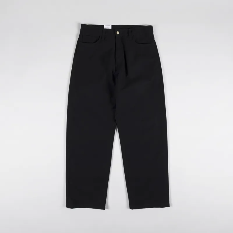 Carhartt WIP Landon Pant Black Rinsed Marshall Canvas-1