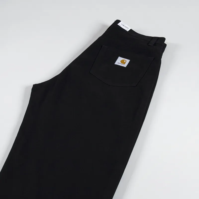 Carhartt WIP Landon Pant Black Rinsed Marshall Canvas-5