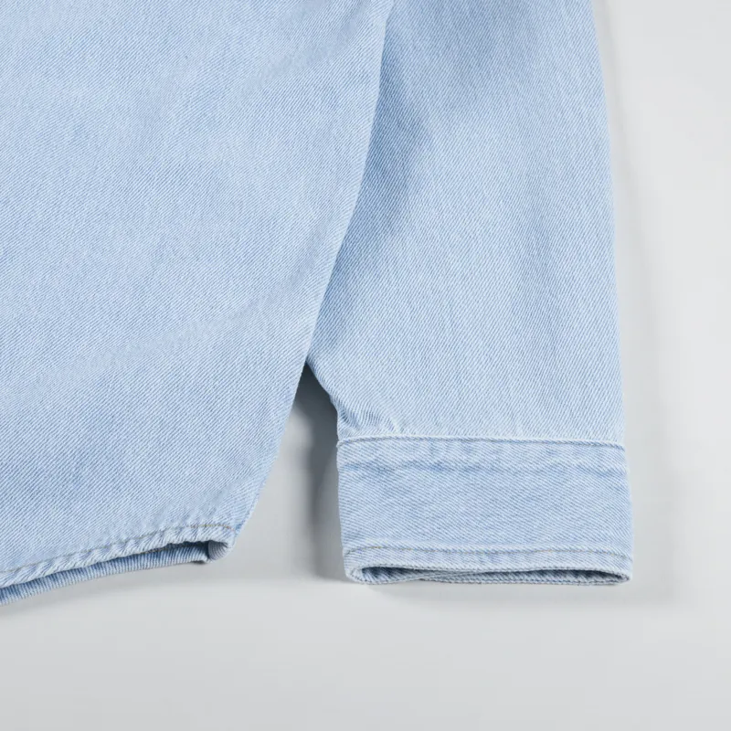 Carhartt WIP Womens Alta Shirt Jac Blue Stone Bleached-8
