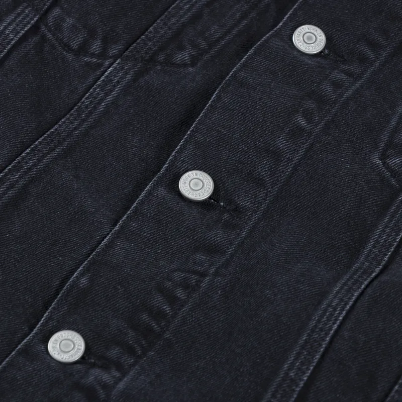 Carhartt WIP Helston Jacket Black Stone Washed-9