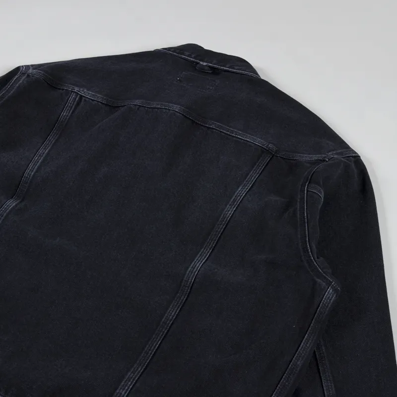 Carhartt WIP Helston Jacket Black Stone Washed-5