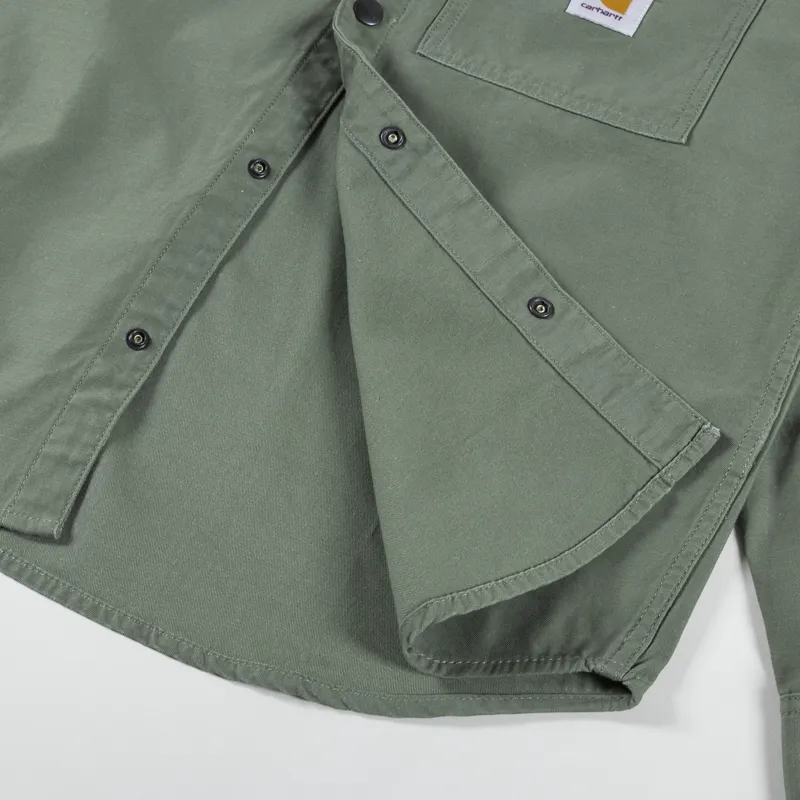 Carhartt WIP Hayworth Shirt Jac Dollar Green-4