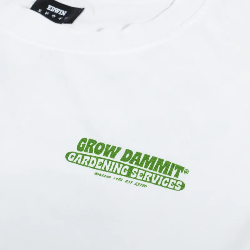 Edwin Gardening Services T Shirt White-5
