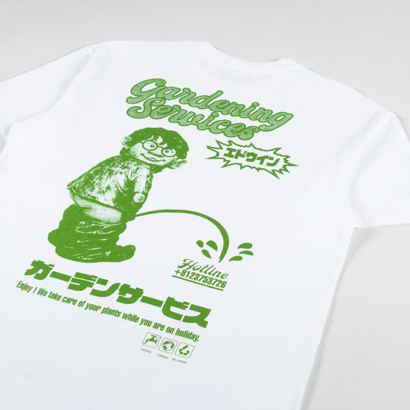 Edwin Gardening Services T Shirt White-2