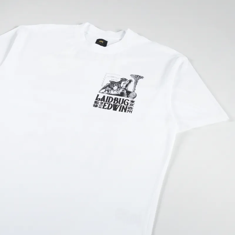 Edwin Yusuke Isao T Shirt White-3