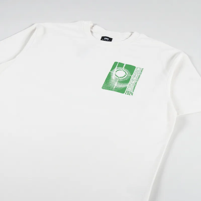 Edwin Tokyo Ninkyo Moment T Shirt Whisper White-3