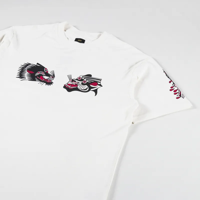 Edwin Teide Flash T Shirt Whisper White-3