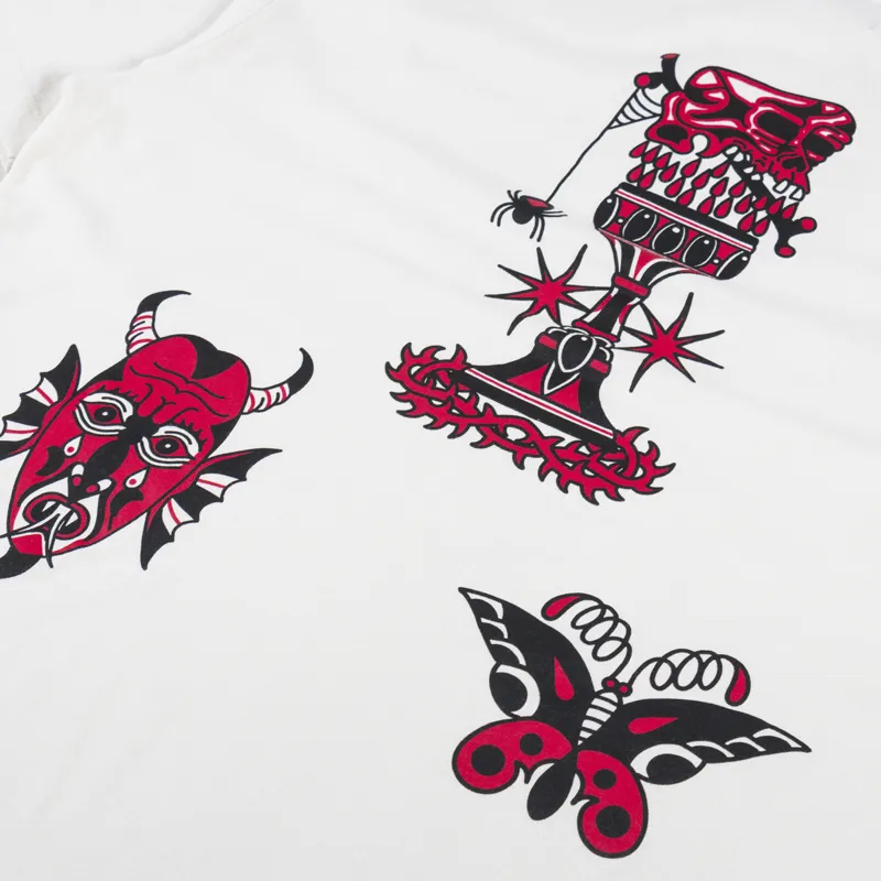 Edwin Teide Flash T Shirt Whisper White-4