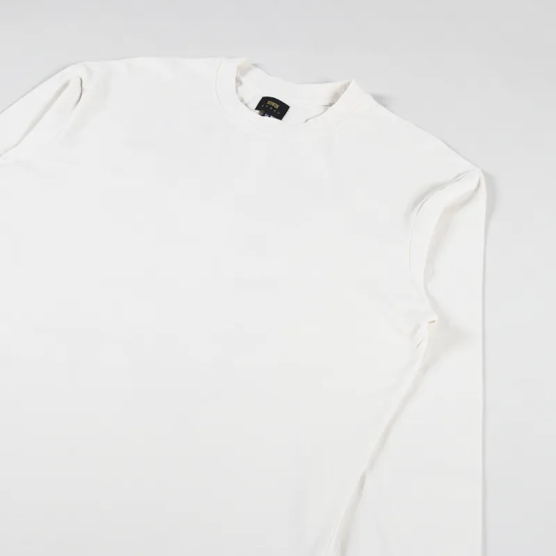 Edwin Teide Flash Long Sleeve T Shirt Whisper White-3