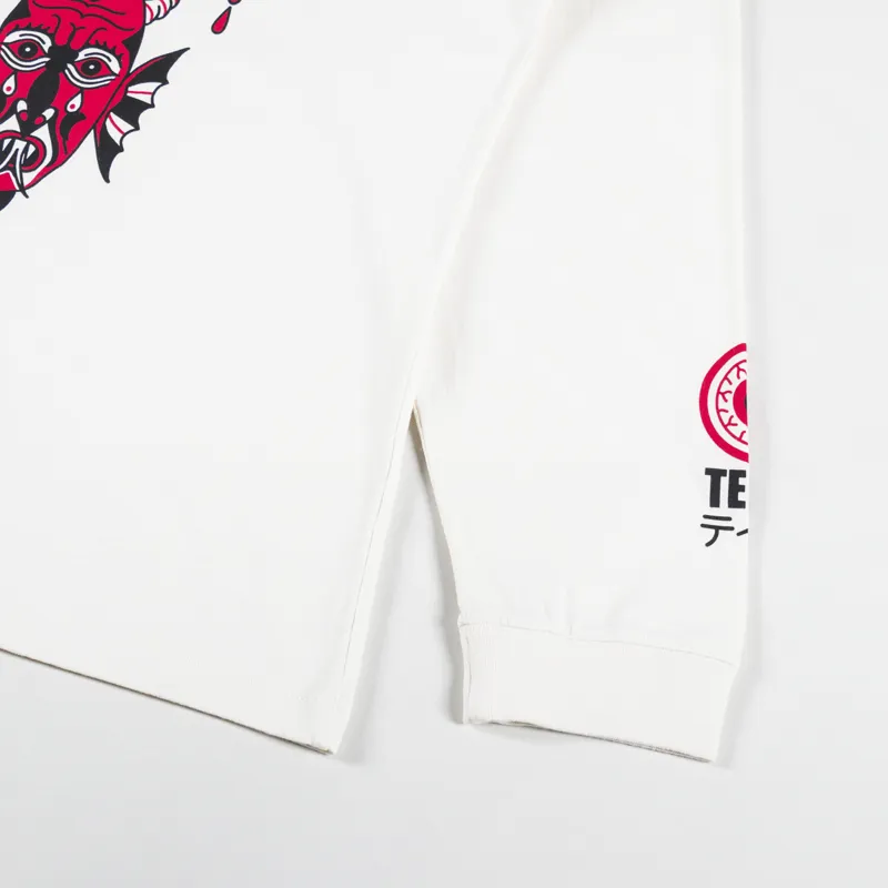 Edwin Teide Flash Long Sleeve T Shirt Whisper White-5