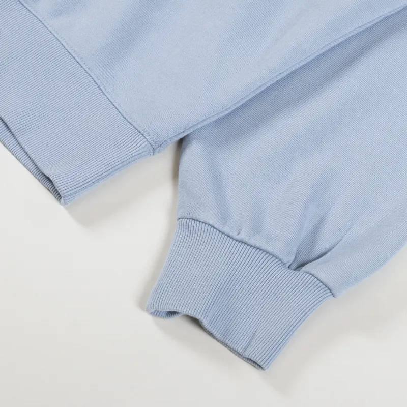 Carhartt WIP Stamp Sweat Misty Sky Black-6