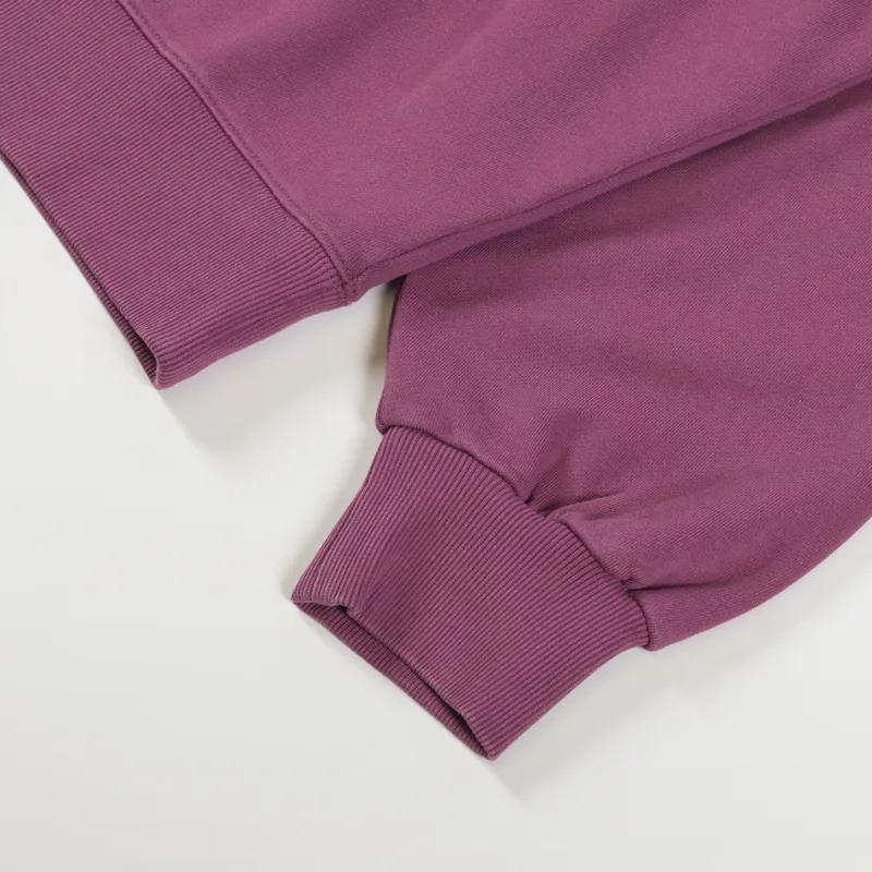 Carhartt WIP Stamp Sweat Dusty Fuchsia Black-7