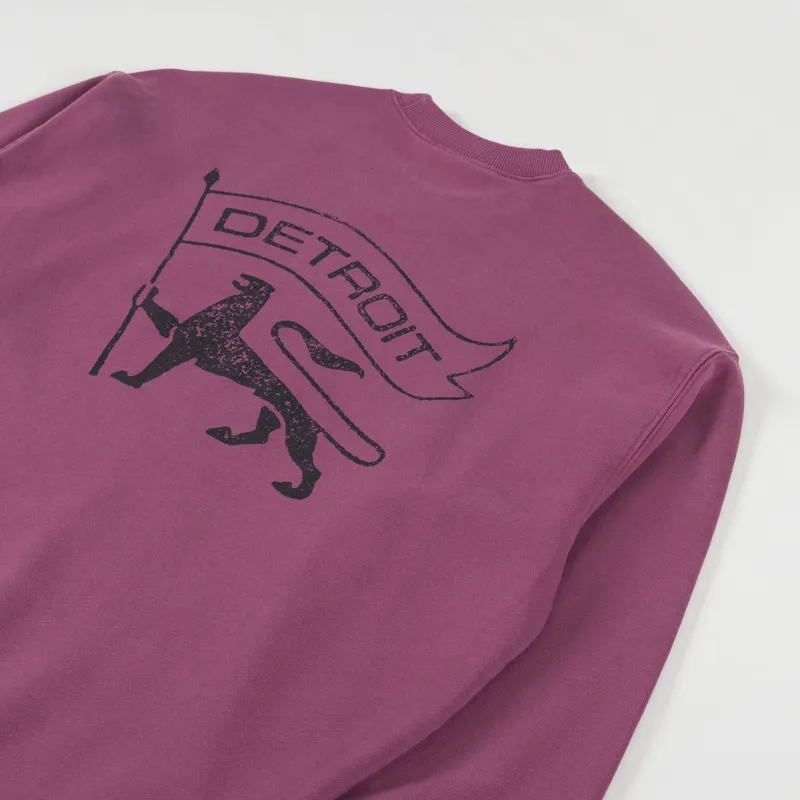 Carhartt WIP Stamp Sweat Dusty Fuchsia Black-2