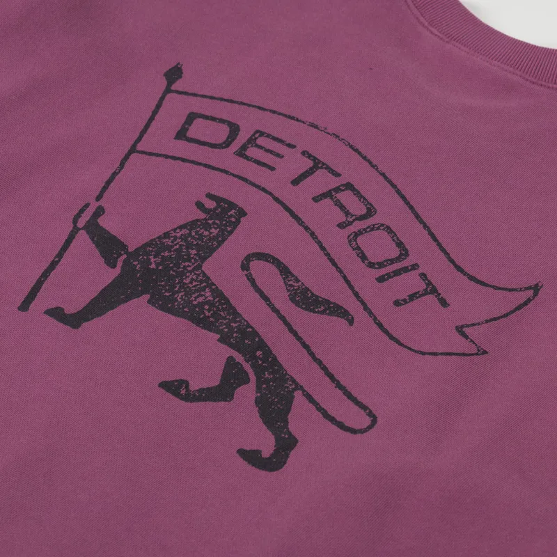 Carhartt WIP Stamp Sweat Dusty Fuchsia Black-4