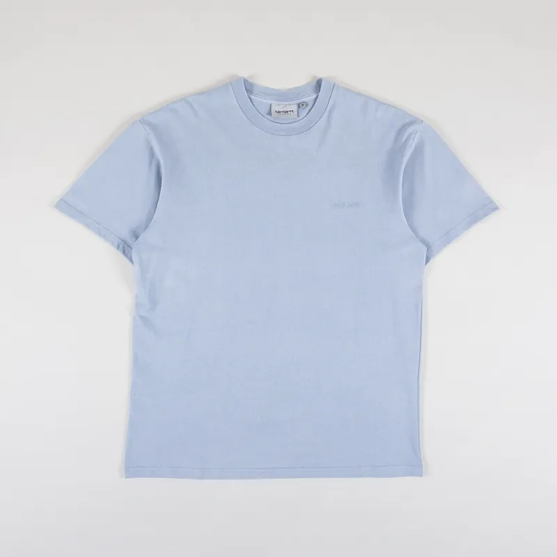 Carhartt WIP Duster Script T Shirt Misty Sky