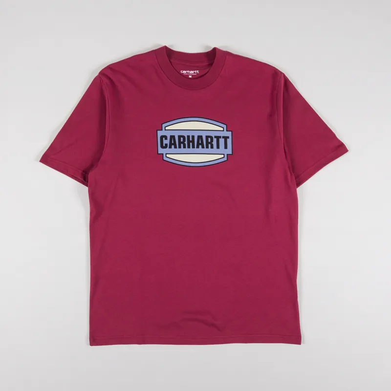 Carhartt WIP Press Script T Shirt Tuscany