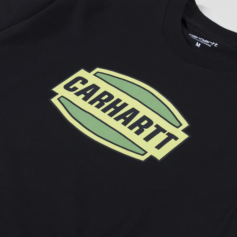 Carhartt WIP Press Script T Shirt Black-2