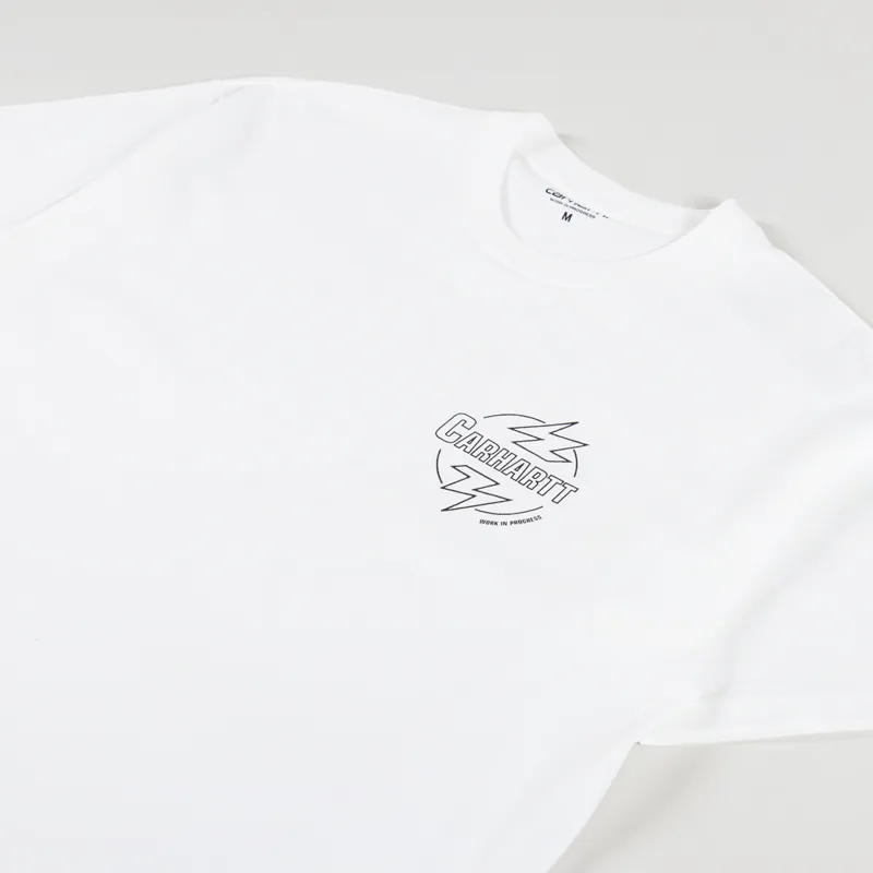 Carhartt WIP Ablaze T Shirt White Black-3