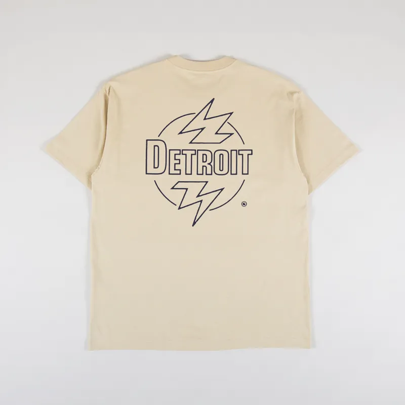 Carhartt WIP Ablaze T Shirt Cornsilk Air Force Blue