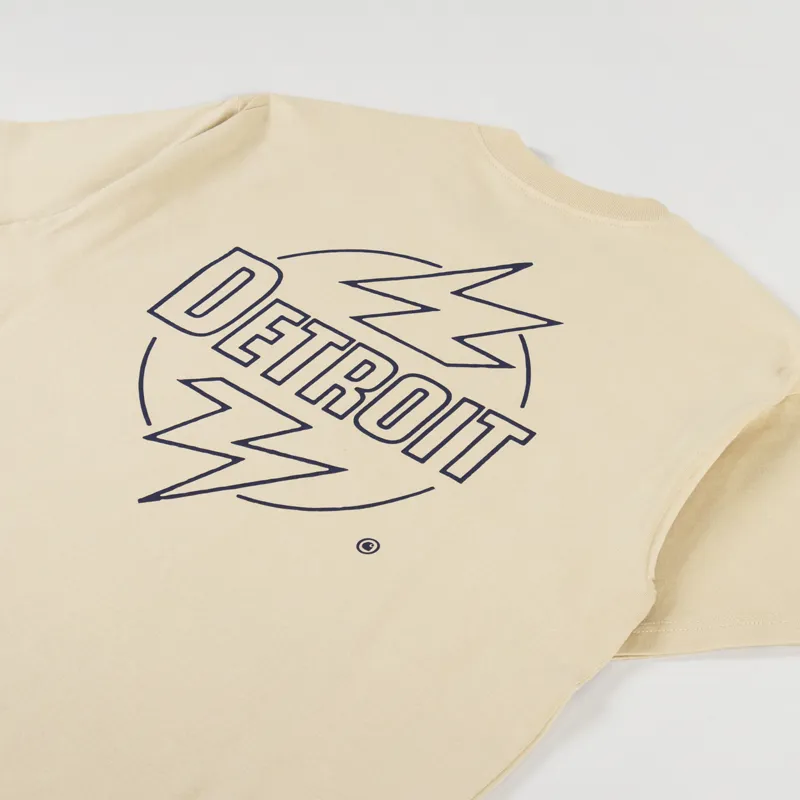 Carhartt WIP Ablaze T Shirt Cornsilk Air Force Blue-2