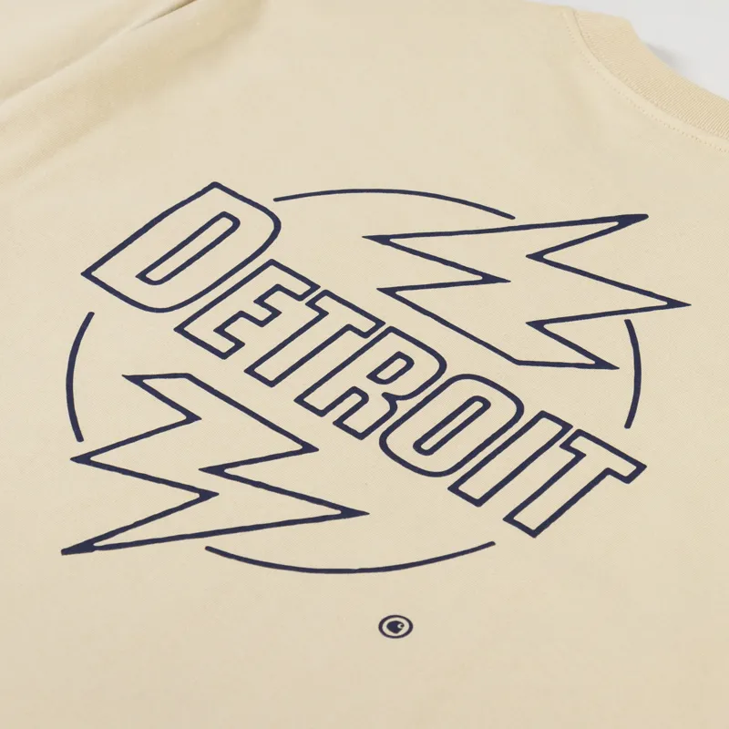 Carhartt WIP Ablaze T Shirt Cornsilk Air Force Blue-4