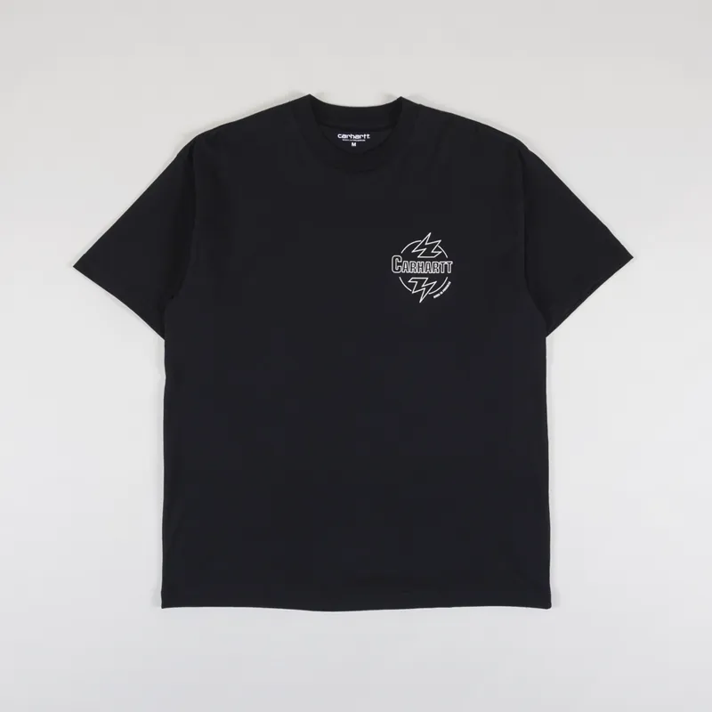 Carhartt WIP Ablaze T Shirt Black Wax-1