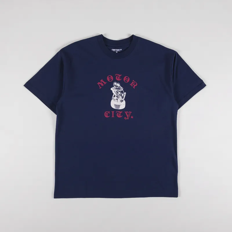 Carhartt WIP Tyre T Shirt Air Force Blue