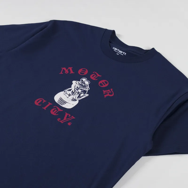 Carhartt WIP Tyre T Shirt Air Force Blue-1