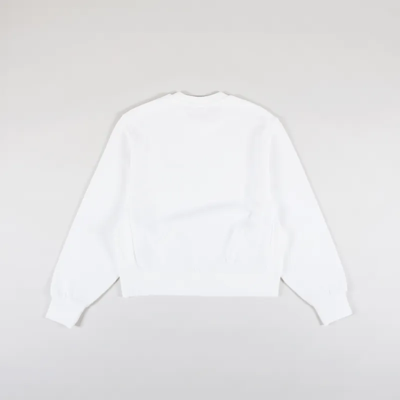 Carhartt WIP Womens American Script Sweat White-5