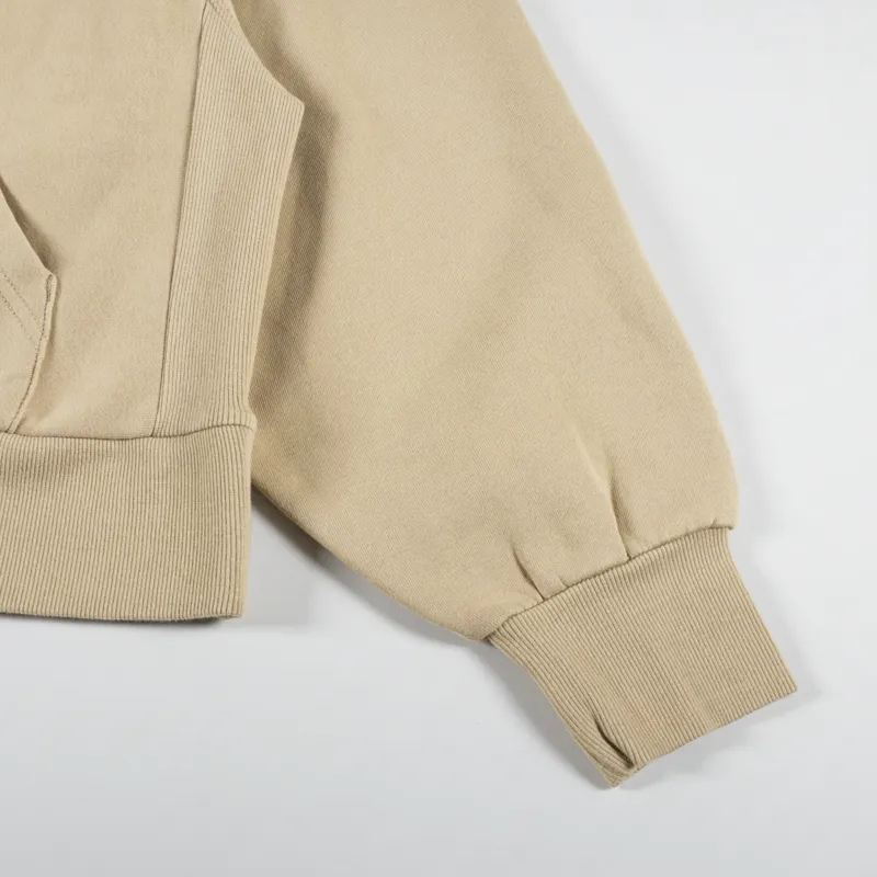 Carhartt WIP Womens Hooded American Script Sweat Sable-9