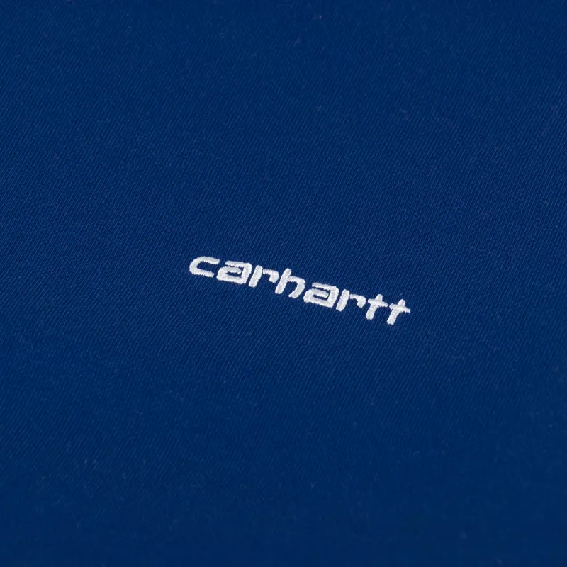 Carhartt WIP Script Embroidery Sweat Elder White-4