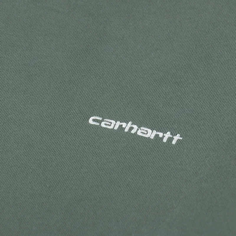 Carhartt WIP Script Embroidery Sweat Park White-4