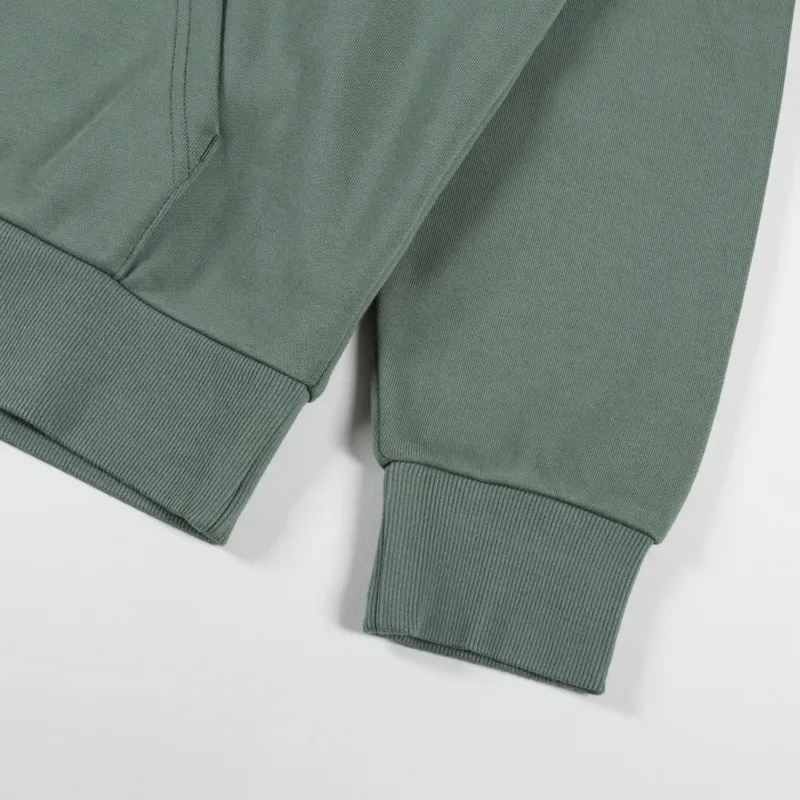 Carhartt WIP Hooded Script Embroidery Sweat Park White-5