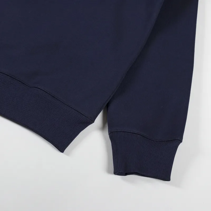 Carhartt WIP Chase Sweatshirt Dark Navy Gold-5