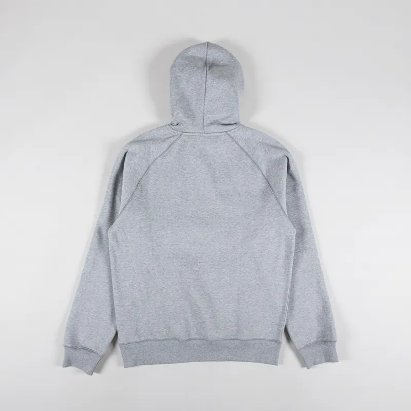 Carhartt WIP Hooded Chase Sweat Grey Heather Gold-1