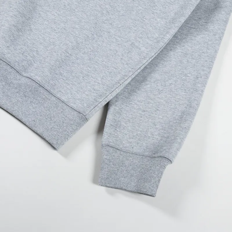 Carhartt WIP Hooded Chase Sweat Grey Heather Gold-6