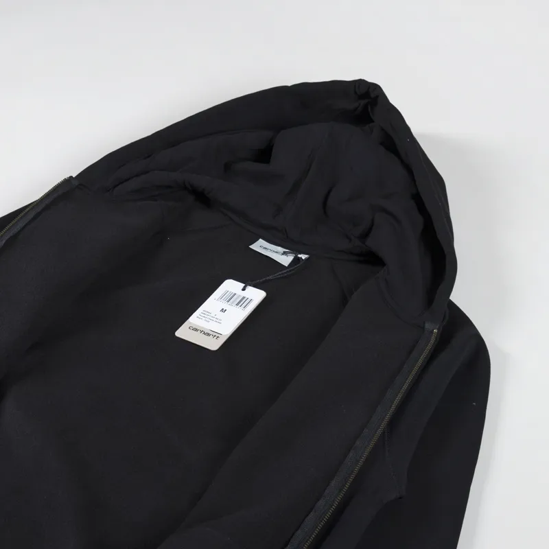 Carhartt WIP Hooded Chase Jacket Black Gold-4