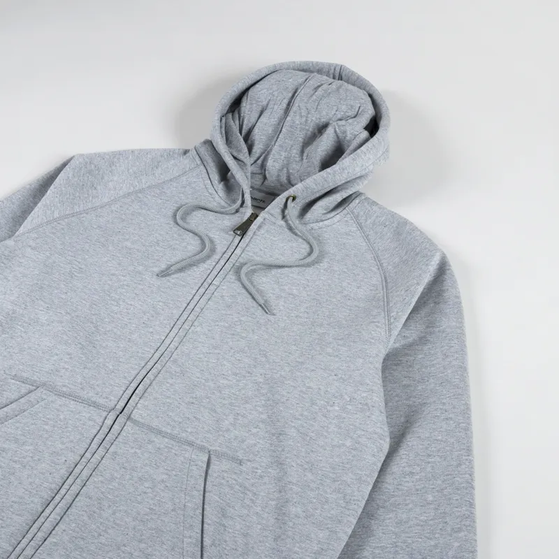 Carhartt WIP Hooded Chase Jacket Grey Heather Gold-3
