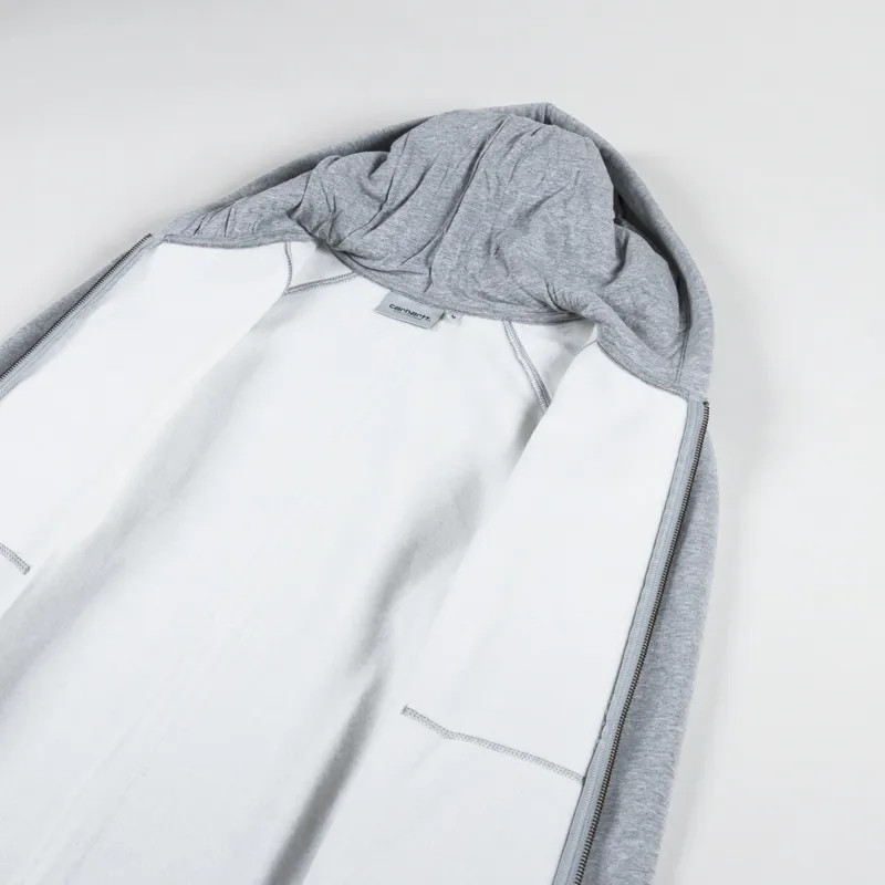 Carhartt WIP Hooded Chase Jacket Grey Heather Gold-4