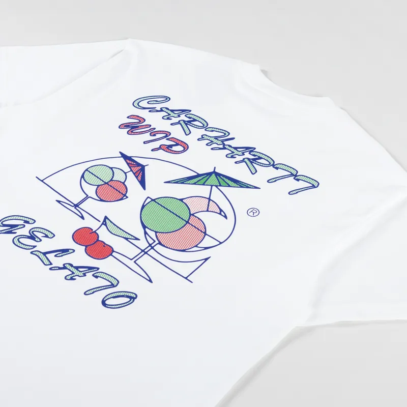 Carhartt WIP Gelato T Shirt White-2