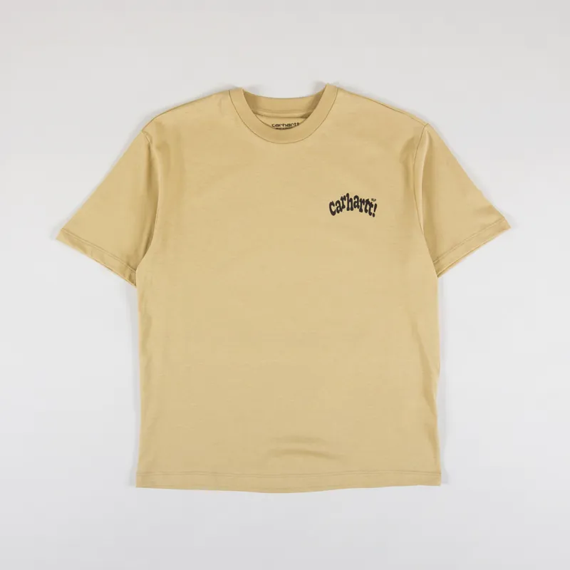 Carhartt WIP Womens Amour T Shirt Bourbon Black-5