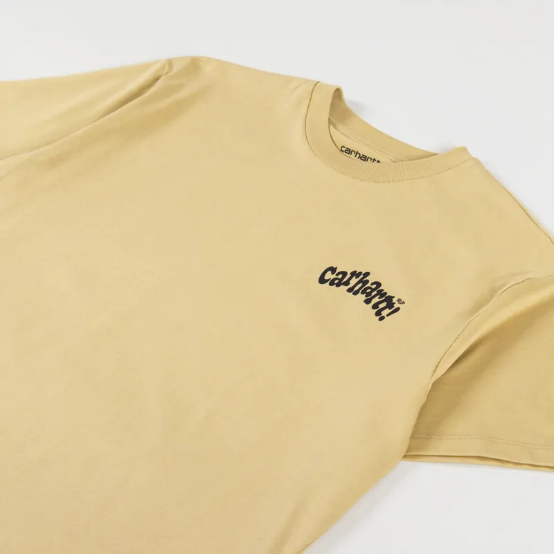 Carhartt WIP Womens Amour T Shirt Bourbon Black-7