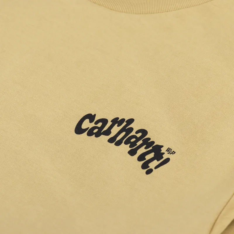 Carhartt WIP Womens Amour T Shirt Bourbon Black-9