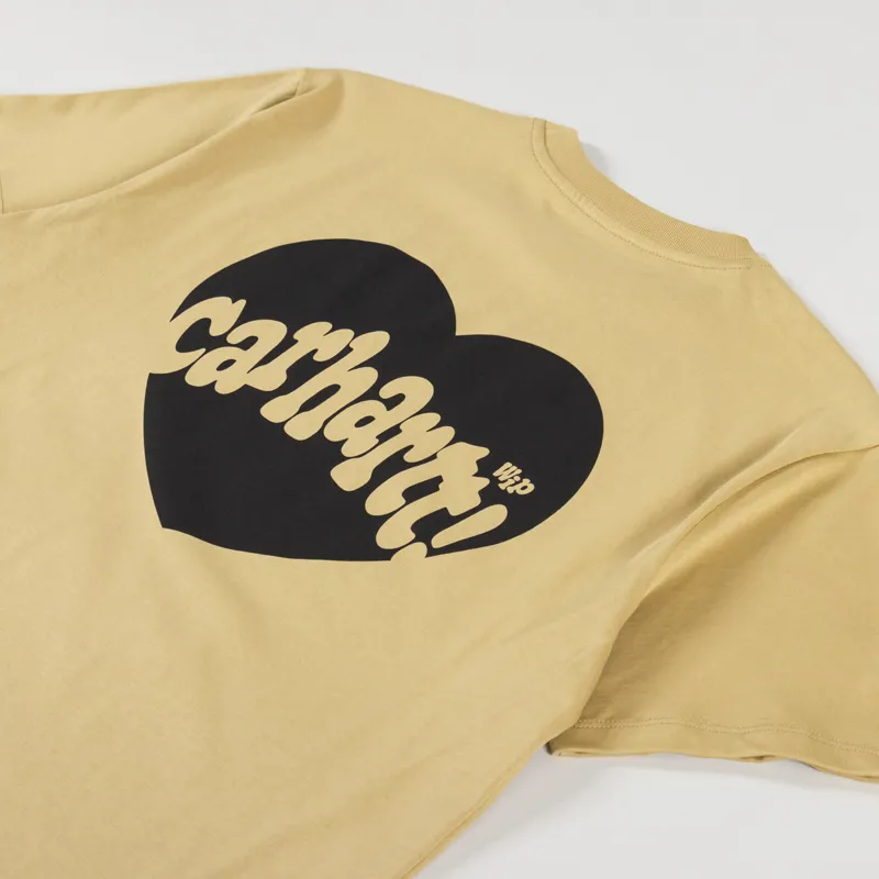 Carhartt WIP Womens Amour T Shirt Bourbon Black-6