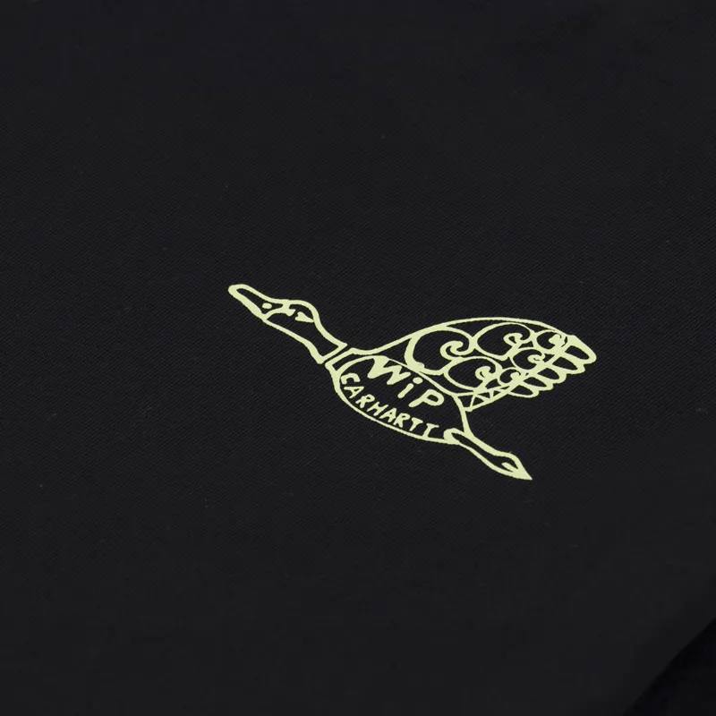 Carhartt WIP Womens Kainosho T Shirt Black Arctic Lime-6