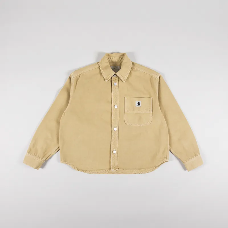 Carhartt WIP Womens Georgia Shirt Jac Bourbon-4