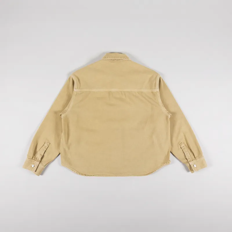 Carhartt WIP Womens Georgia Shirt Jac Bourbon-5