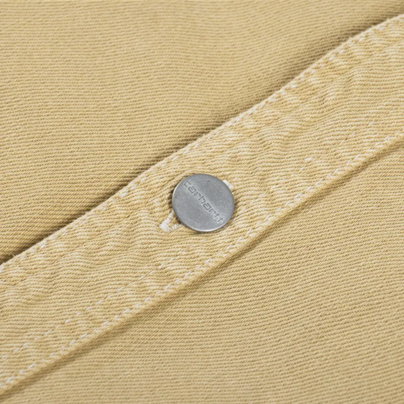 Carhartt WIP Womens Georgia Shirt Jac Bourbon-9